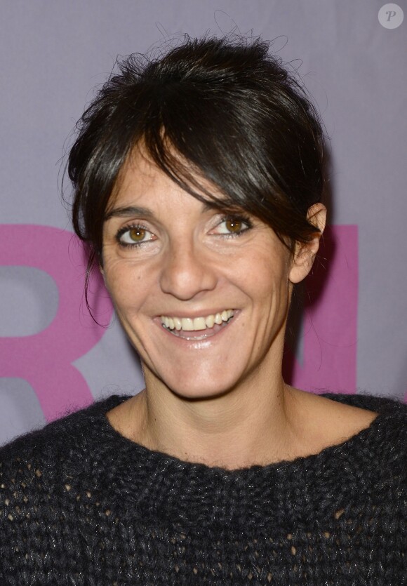 Florence Foresti lors de la générale du one-man-show d'Arnaud Ducret "Arnaud vous fait plaisir" à l'Alhambra à Paris, le 13 novembre 2014