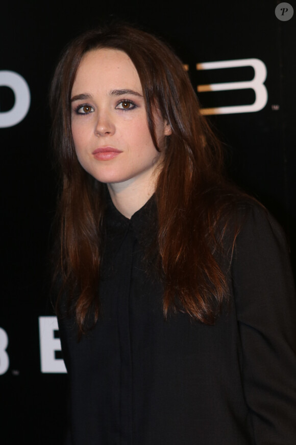 Ellen Page à Paris, le 2 octobre 2013,