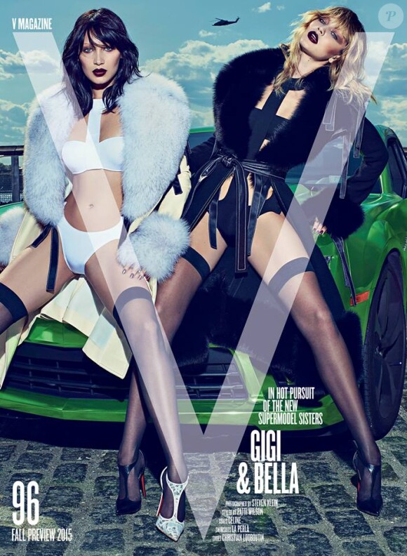 Bella et Gigi Hadid photographiées par Steven Klein pour le n°V96 de V Magazine.