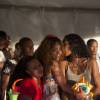 Rihanna lors du concert de Machel Montano à la Barbade. Le 2 août 2015.