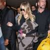 Khloé Kardashian arrive à l'aéroport LAX de Los Angeles, en provenance de Mexico City. Le 6 août 2015.