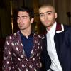 Joe Jonas et Zayn Malik - People au défilé de mode masculine Valentino PAP Printemps / été 2016 à l'Hôtel Salomon de Rothschild le 24 juin 2015 à Paris.