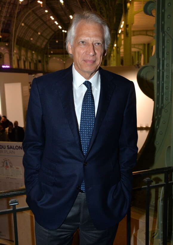 Dominique de Villepin - Inauguration de l'exposition "Art Paris Art Fair" au Grand Palais à Paris le 26 mars 2014.