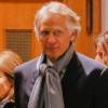 Dominique de Villepin lors de la messe en hommage à Xavier de Villepin en l'église Notre Dame de Grâce de Passy à Paris, le 12 novembre 2014