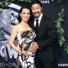 Brian Tee et sa femme Mirelly Taylor enceinte à la première de Jurassic World au théâtre The Dolby à Hollywood, le 9 juin 201