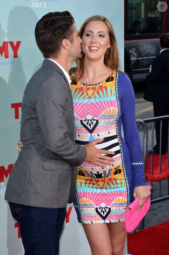 Kyle Martino et Eva Amurri Martino lors de la présentation du film Tammy à Los Angeles le 30 juin 2014