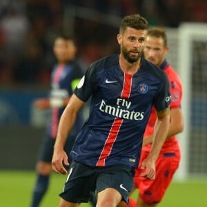 Thiago Motta lors du match PSG-GFC Ajaccio lors de la 2ème journée de la Ligue 1 au Parc des Princes à Paris, le 16 août 2015.