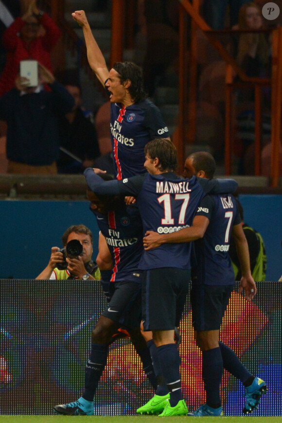 Blaise Matuidi lors du match PSG-GFC Ajaccio lors de la 2ème journée de la Ligue 1 au Parc des Princes à Paris, le 16 août 2015.