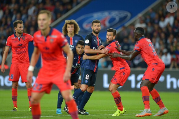 Match PSG-GFC Ajaccio lors de la 2ème journée de la Ligue 1 au Parc des Princes à Paris, le 16 août 2015.