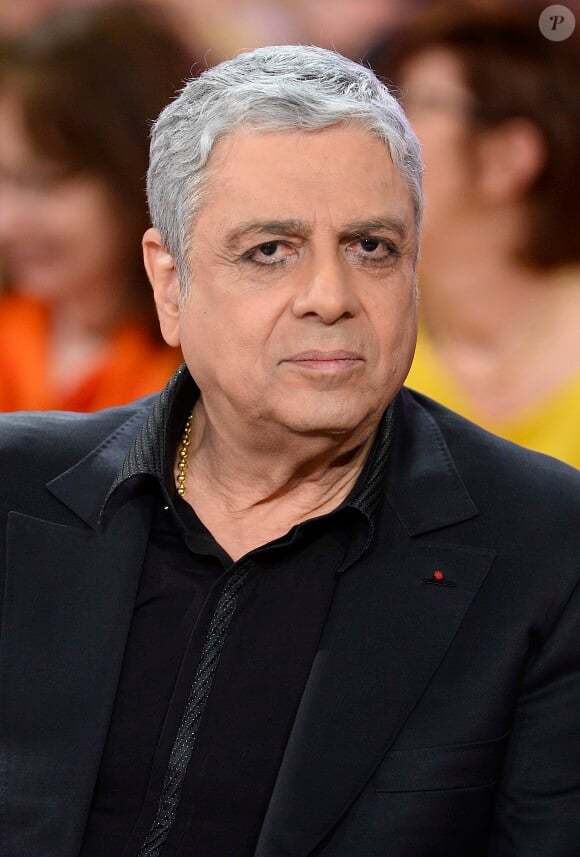 Enrico Macias - Enregistrement de l'émission "Vivement Dimanche" à Paris le 4 Mars 2015. 