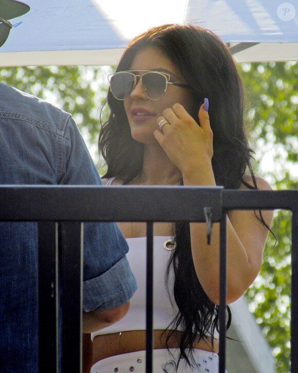 Kylie Jenner fête son 18ème anniversaire au BeachClub, à Montréal. Le 16 août 2015.