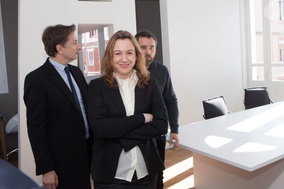 La secrétaire d'état au numérique Axelle Lemaire - La secrétaire d'état au numérique Axelle Lemaire rencontre les acteurs du numérique à Toulouse le 13 février 2015.13/02/2015 - Toulouse