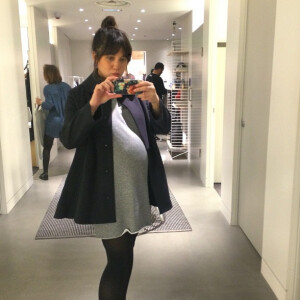 Leslie lorsqu'elle était enceinte !