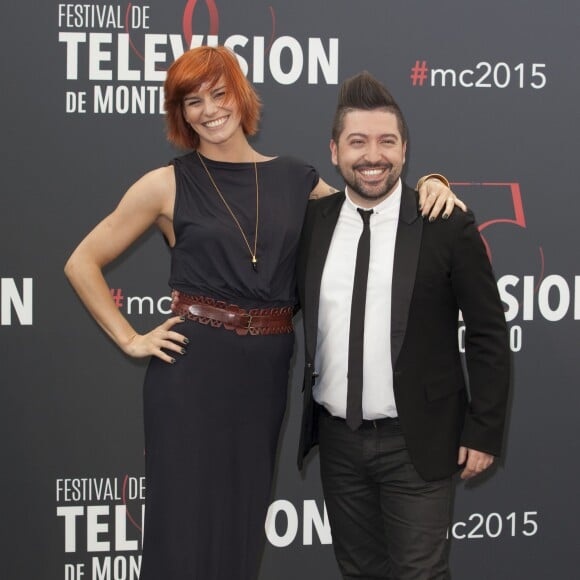 Fauve Hautot, Chris Marques - Photocall de "Danse avec les Stars" lors du 55ème festival de télévision de Monte-Carlo à Monaco. Le 14 juin 2015