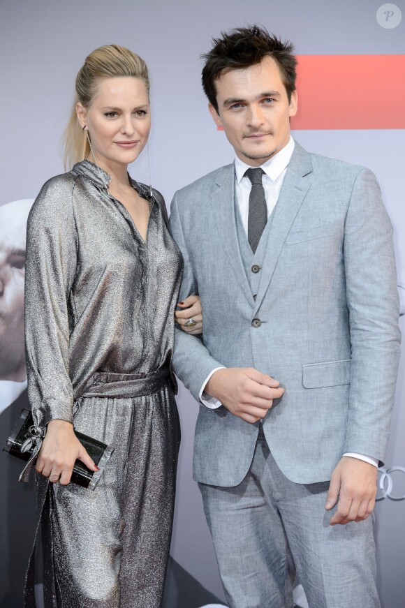 Aimee Mullins et Rupert Friend - Avant-première du film "Hitman : Agent 47" à Berlin. Le 19 août 2015