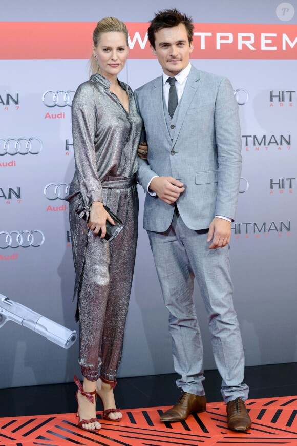 Aimee Mullins et Rupert Friend - Avant-première du film "Hitman : Agent 47" à Berlin. Le 19 août 2015