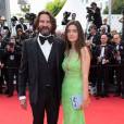  Fr&eacute;deric Beigbeder et sa femme Lara Micheli - Mont&eacute;e des marches du film " Saint-Laurent" lors du 67 &egrave;me Festival du film de Cannes &ndash; Cannes le 17 mai 2014  