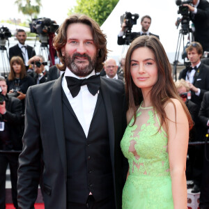 Frédéric Beigbeder et sa femme Lara Micheli le 17 mai 2014 à Cannes