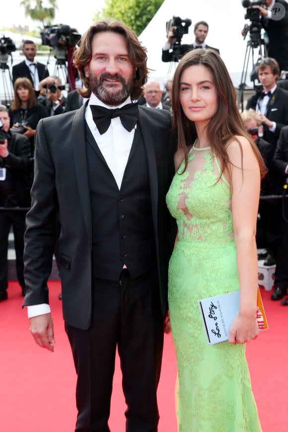 Frédéric Beigbeder et sa femme Lara Micheli le 17 mai 2014 à Cannes