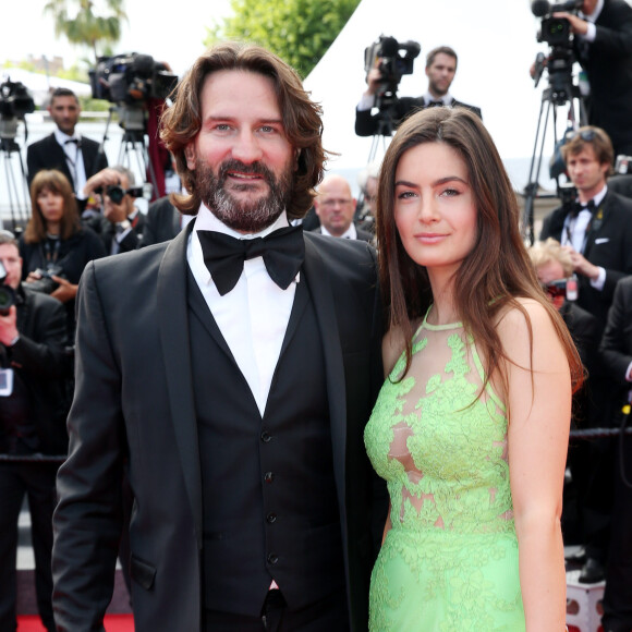 Frédéric Beigbeder et sa femme Lara Micheli le 17 mai 2014 à Cannes