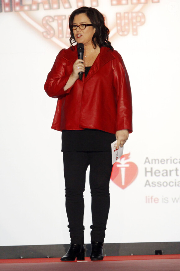 Rosie O'Donnell - Soirée "Go Red For Women" lors de la fashion week à New York, le 12 février 2015.
