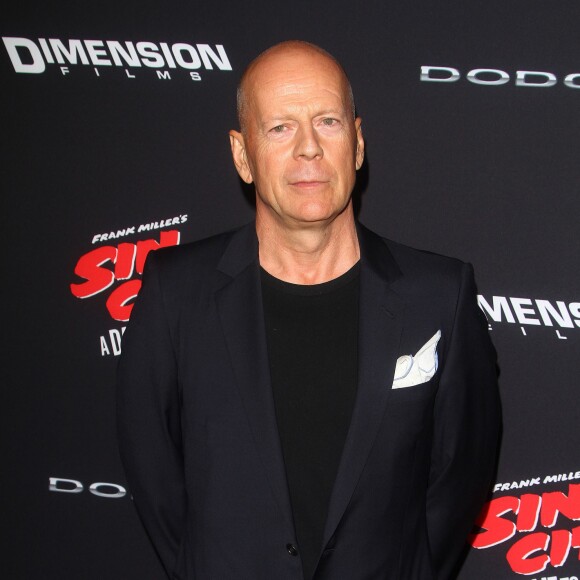 Bruce Willis à la première de 'Sin City: A Dame To Kill For' au Théâtre "TCL" à Hollywood, le 19 août 2014