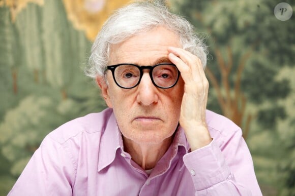 Woody Allen en conférence de presse pour le film "Irrational Man" au London Hotel à New York. Le 25 juillet 2015