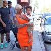 Amber Rose et son fils Sebastian à West Hollywood, le 29 juillet 2015.