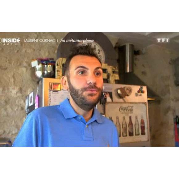 Laurent Ournac s'exprime pour la première fois à la télévision sur sa perte de poids phénoménale. Emission 50 min inside, sur TF1. Le 29 août 2015.