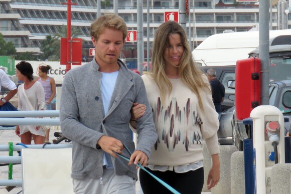 Exclusif - Nico Rosberg et sa femme Vivian Sibold à Ibiza le 14 juin 2015