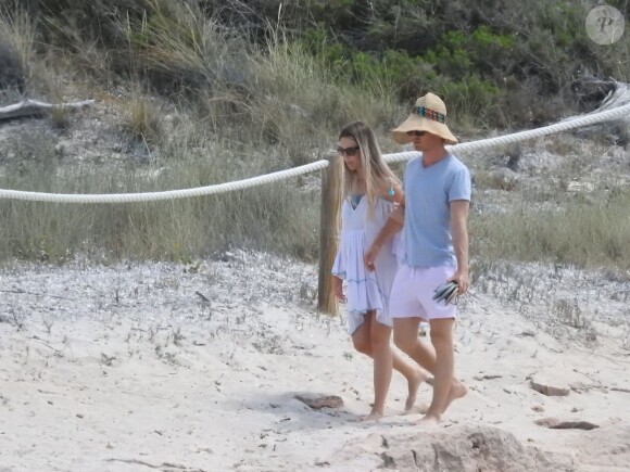 Nico Rosberg et son épouse Vivian à Ibiza, le 13 juin 2015