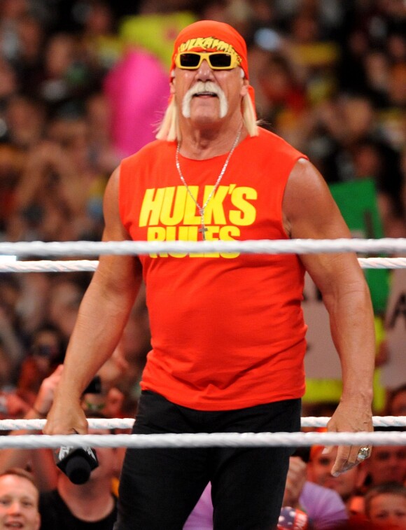 Le catcheur Hulk Hogan à la Nouvelle-Orléans en avril 2014. 