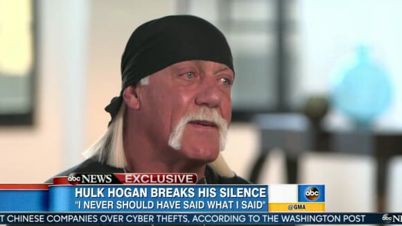 Hulk Hogan, en larmes après ses propos racistes : ''Je voulais me suicider''