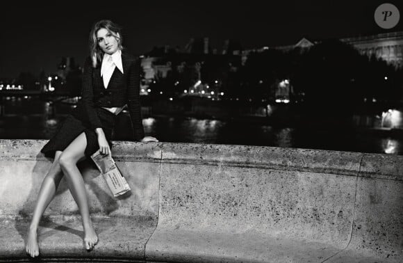 Gisele Bündchen pose à Paris pour la nouvelle campagne Chanel printemps-Eté 2015. Le 15 décembre 2014.