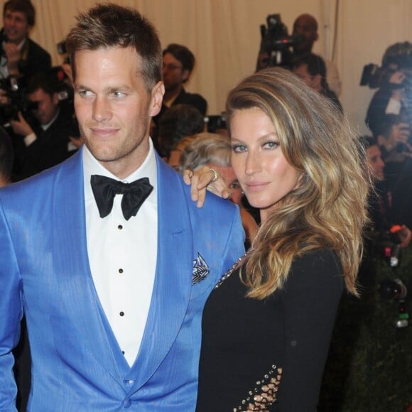 Gisele Bundchen, Tom Brady - Soiree "'Punk: Chaos to Couture' Costume Institute Benefit Met Gala" a New York le 6 mai 2013.