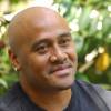 Jonah Lomu lors de la présentation des nouveaux maillots des All Black à Paris, le 25 avril 2007