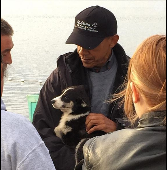 Le président Barack Obama a effectué une visite de trois jours en Alaska pour parler du changement climatique. Photo Instagram, septembre 2015