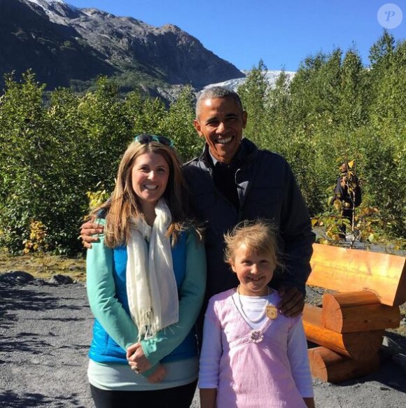 Le président démocrate Barack Obama a effectué une visite de trois jours en Alaska pour parler du changement climatique. Photo Instagram, septembre 2015