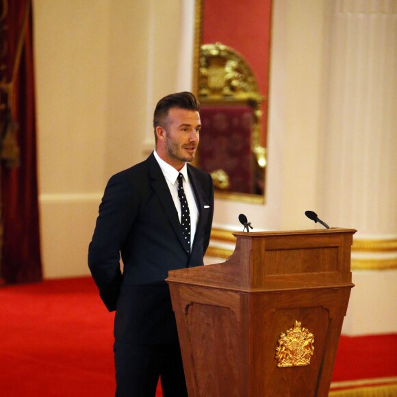 David Beckham - Soirée du Queen's Young Leaders Programme à Londres le 22 juin 2015.