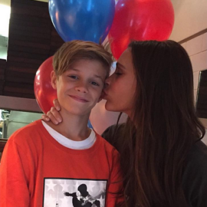 Victoria Beckham en famille fête les 13 ans de son fils Romeo / photo postée sur Instagram.