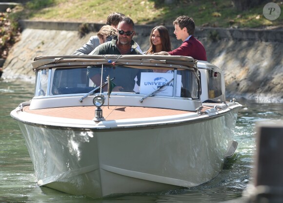 Alicia Vikander et Eddie Redmayne - L'équipe du film arrive au photocall du film "The Danish Girl" lors du 72ème festival du film de Venise (la Mostra), le 5 septembre 2015.