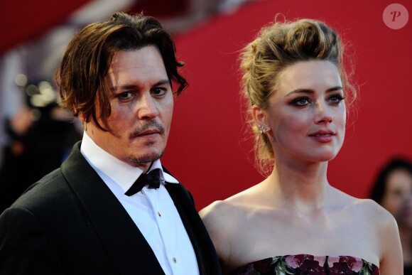 Johnny Depp et Amber Heard - Première du film The Danish Girl dans le cadre du 72e festival du film de Venise, en Italie le 5 septembre 2015