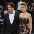 Johnny Depp et sa femme Amber Heard - Tapis rouge du film "The Danish Girl" lors du 72ème festival du film de Venise (la Mostra), le 5 septembre 2015.