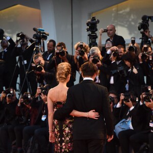 Johnny Depp et sa femme Amber Heard - Tapis rouge du film "The Danish Girl" lors du 72ème festival du film de Venise (la Mostra), le 5 septembre 2015.