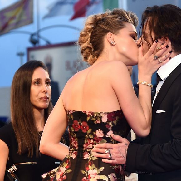 Johnny Depp et Amber Heard assistent à la projection de The Danish Girl lors du 72e festival du film de Venise ne Italie le 5 septembre 2015