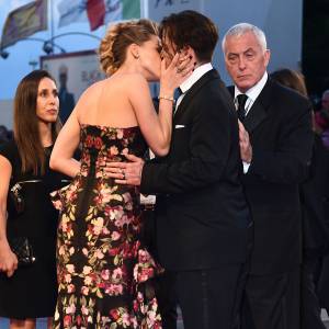 Johnny Depp et Amber Heard assistent à la projection de The Danish Girl lors du 72e festival du film de Venise ne Italie le 5 septembre 2015