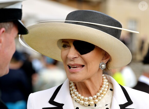 La princesse Michael de Kent lors d'une garden party à Buckingham Palace à Londres le 28 mai 2015