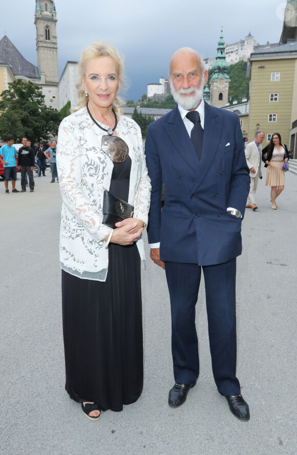 La princesse et le prince Michael de Kent au Festival de Salzbourg (Autriche) le 19 août 2015