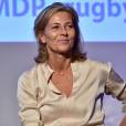 Exclusif - Claire Chazal lors de la conférence de presse de TF1 concernant la Coupe du monde de rugby à XV 2015 au siège de TF1 à Boulogne-Billancourt, le 2 juillet 2015.