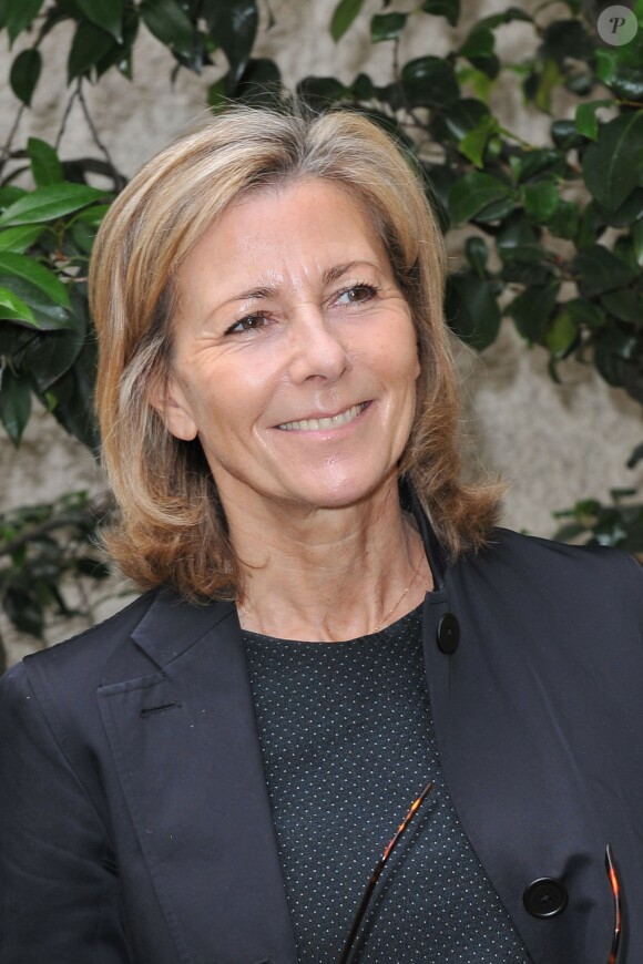 Claire Chazal - Conférence de presse de l'opération "La flamme Marie Claire" à l'hôtel Le Marois à Paris le 15 juin 2015.